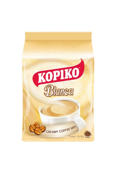 Kopiko Blanca Coffee Smooth & Creamy Mix Mini Bag 30g x 10 Sachets