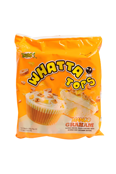 Whatta Tops Mango Graham Cupcake 35g x 10 pcs