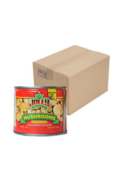 Jolly Mushroom Pieces and Stems 198g x 48 pcs