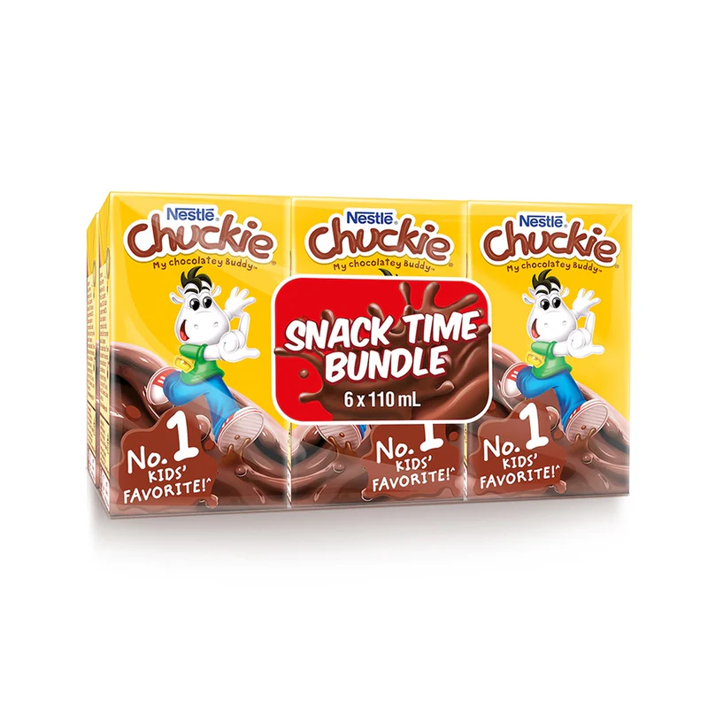 Nestle Chuckie Chocolate Milk Drink Baon Savers Pack 110ml x 6pcs