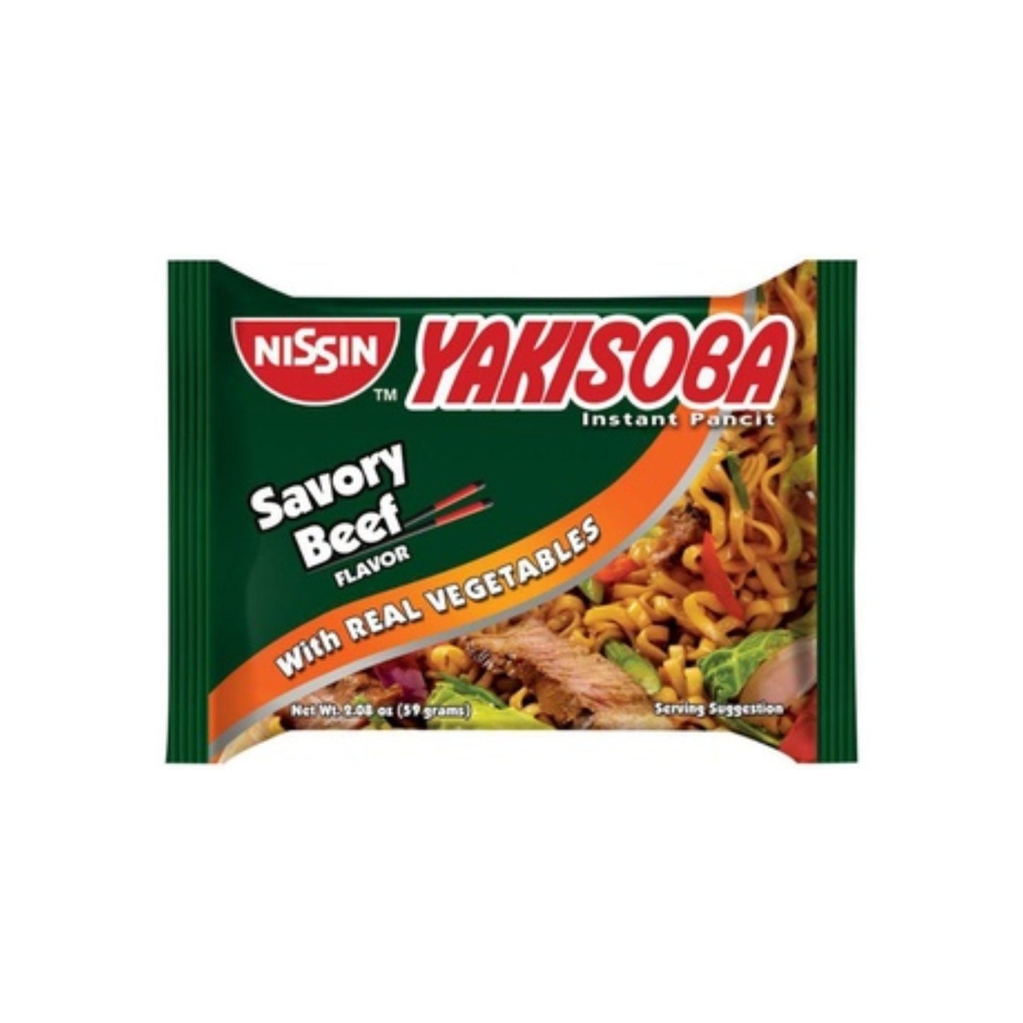Nissin Yakisoba Instant Pancit Savory Beef 59g
