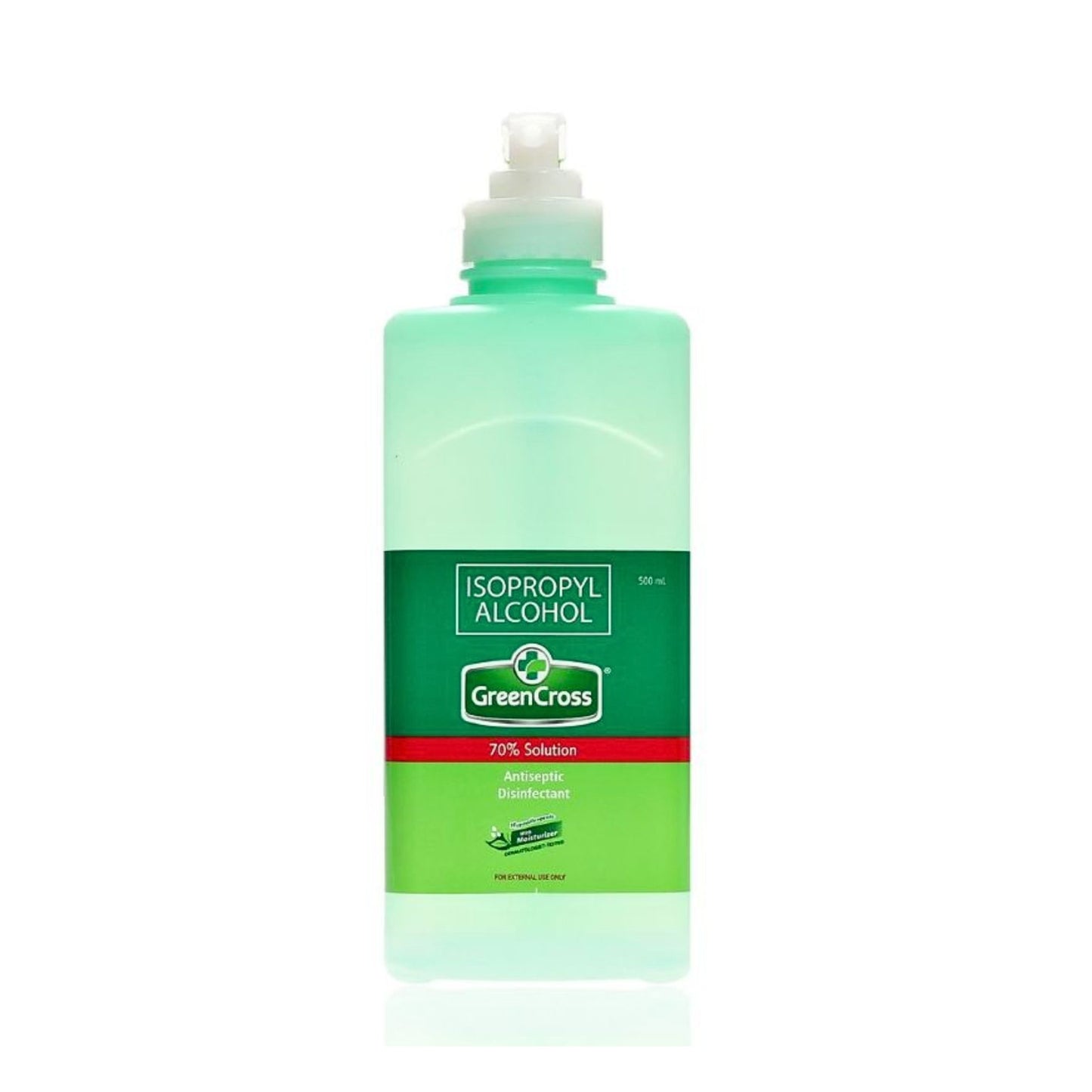 Green Cross 70% Isopropyl Alcohol with Moisturizer Pump 500ml
