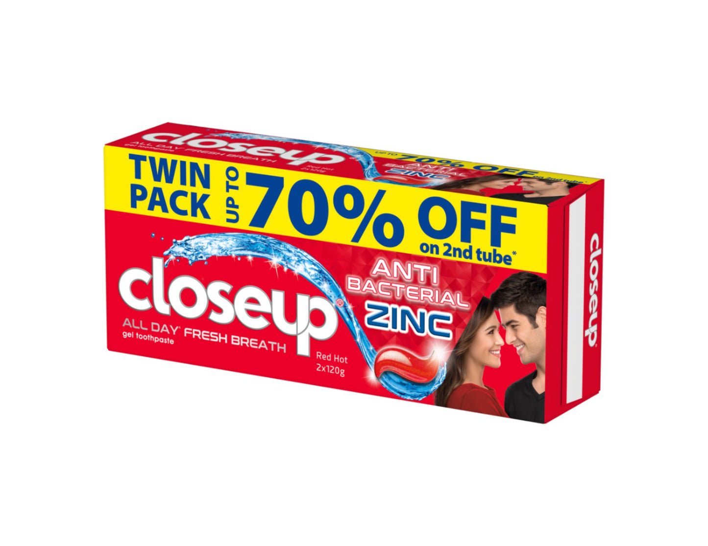 Close Up Red Hot Toothpaste 120g x 2 pcs