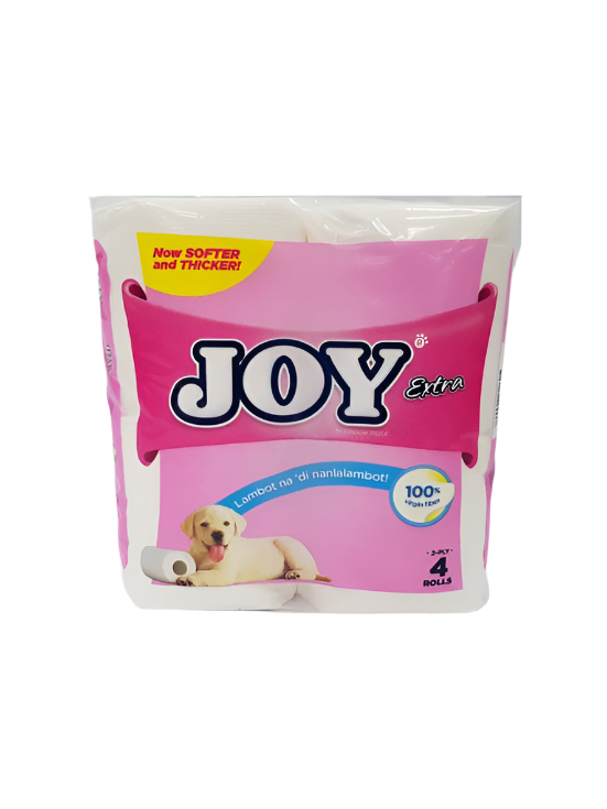 Joy Extra Bathroom Tissue 2-Ply x 4 Rolls