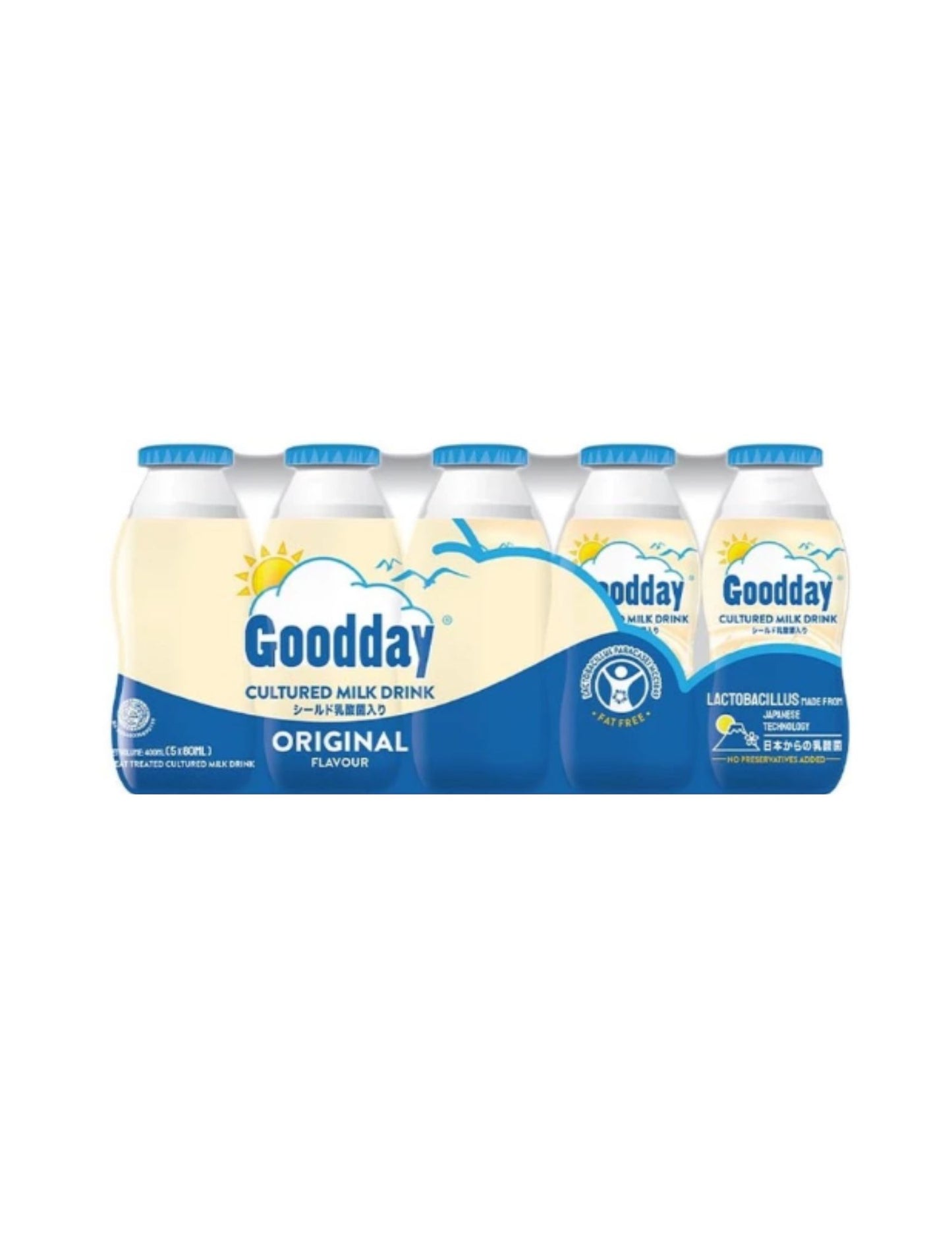 Goodday Cultured Milk Drink Original 80ml x 5 pcs