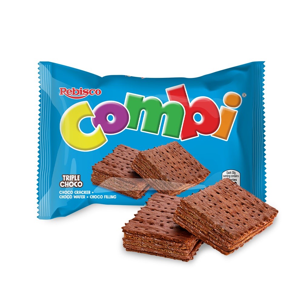 Rebisco Combi Triple Choco Sandwich 30g x 10 pcs
