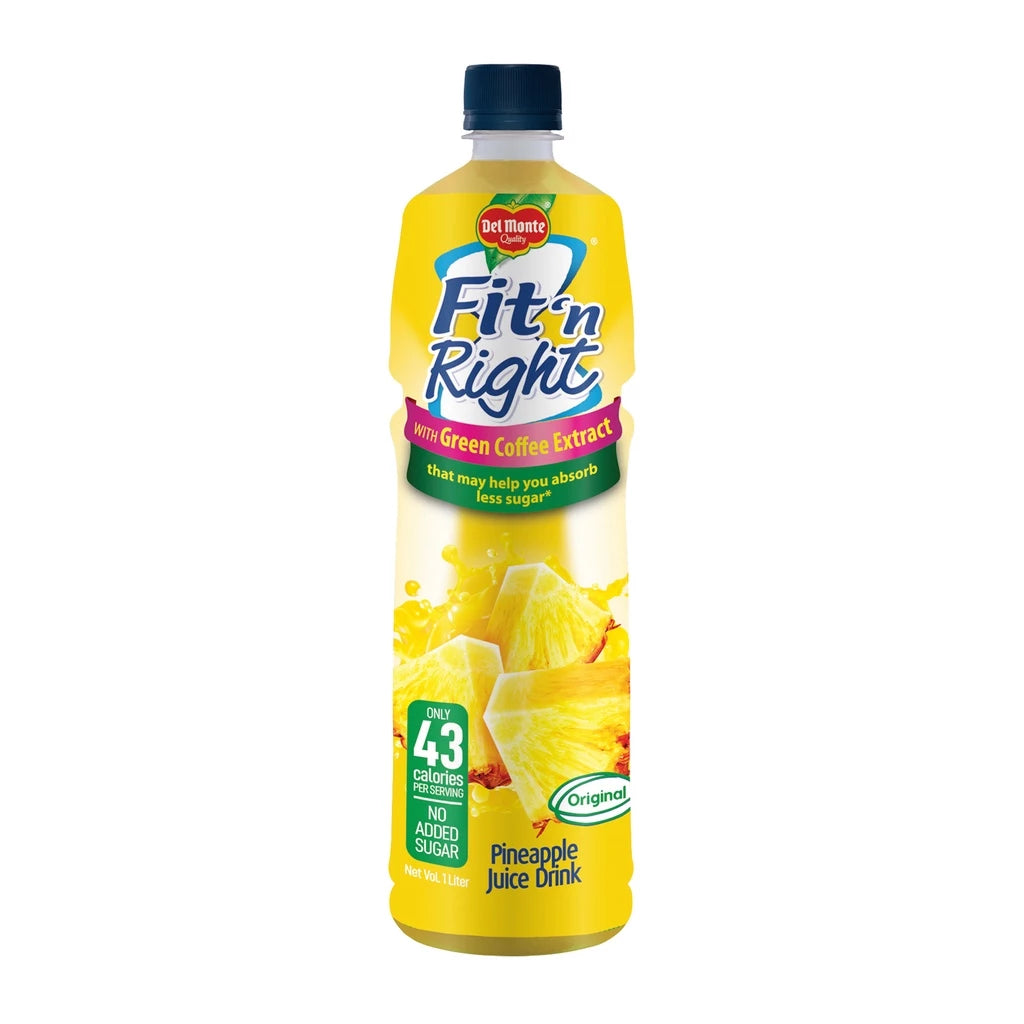 Fit 'n Right Pineapple Juice Drink 1L