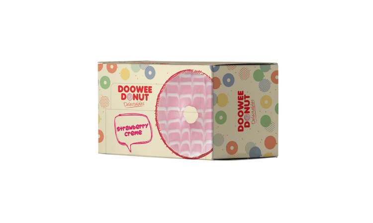 Doowee Donuts Delectables Strawberry Creme 60g x 6 pcs