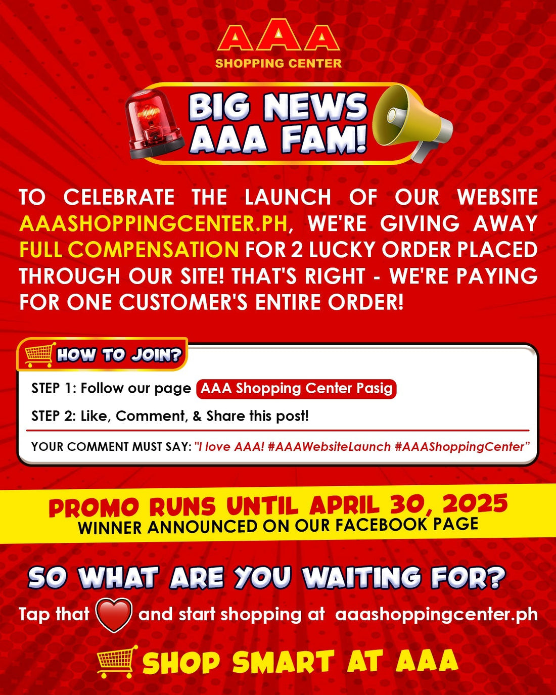 💥𝐖𝐈𝐍 𝐀 𝐅𝐔𝐋𝐋 𝐂𝐎𝐌𝐏𝐄𝐍𝐒𝐀𝐓𝐈𝐎𝐍 𝐨𝐧 𝐲𝐨𝐮𝐫 𝐨𝐫𝐝𝐞𝐫 (𝐮𝐩 𝐭𝐨 ₱𝟏𝟎,𝟎𝟎𝟎!)