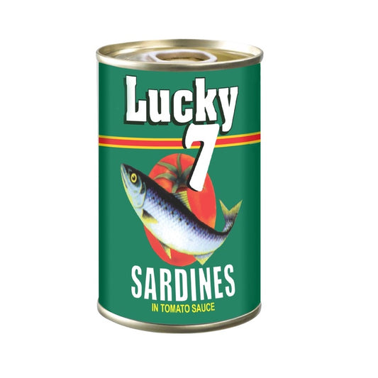 Lucky 7 Sardines in Tomato Sauce Green 155g