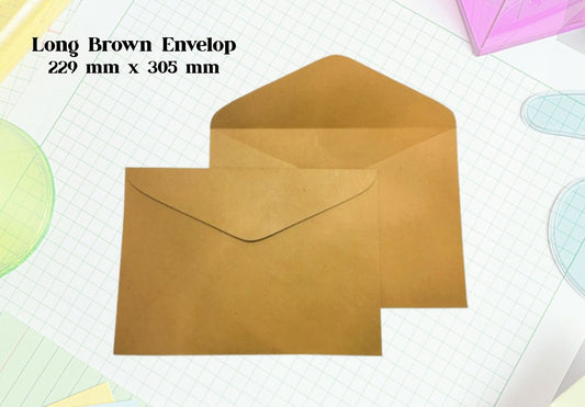 [School Sale] Long Brown Envelope
