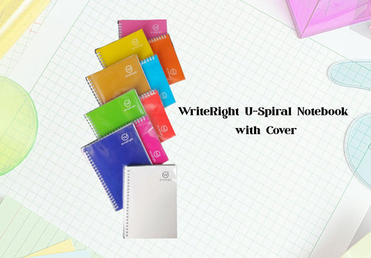 [School Sale] WriteRight University-Spiral Notebook with Cover 200 x 250 mm
