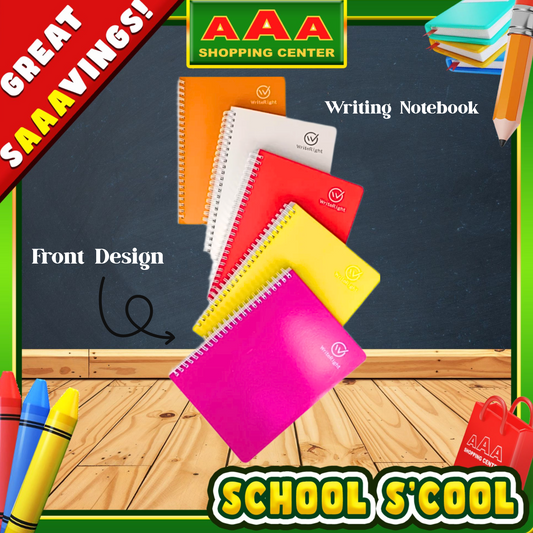 [School Sale] WriteRight Spiral Notebooks A5 Size 145 x 200 mm