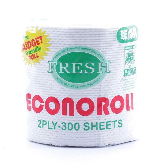 Fresh Econoroll Bathroom Tissue 2-ply 300 Sheets