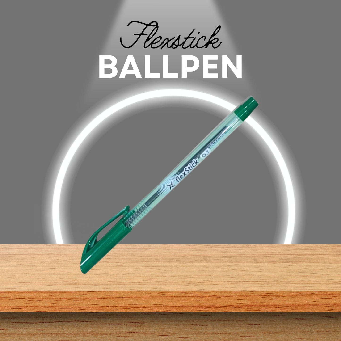 [School Sale] FlexStick Ink Pen Smooth Writing 0.7/0.5mm Ballpen (1 Box)