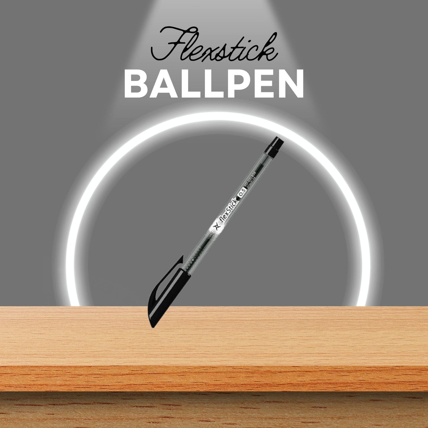 [School Sale] FlexStick Ink Pen Smooth Writing 0.7/0.5mm Ballpen (1 Box)