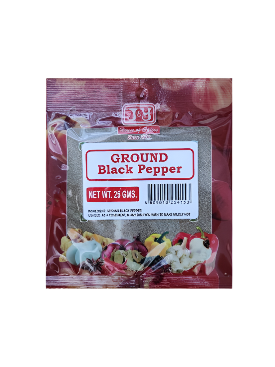 J&Y Ground Black Pepper 25g / 50g