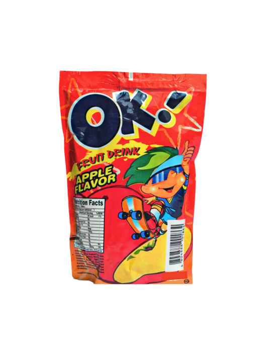 Ok! Fruit Drink Juice Apple Flavor 180ml