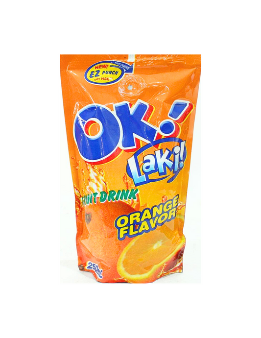 Ok! Fruit Drink Juice Orange Flavor 250ml