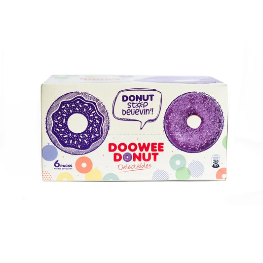 Doowee Donuts Delectables Purple Yam 60g x 6 pcs