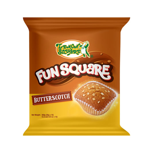Lemon Square Cupcakes Butterscotch 35g x 10 pcs