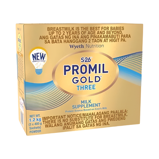Wyeth S-26 Promil Gold Three Milk Supplement (1-3 Years Old) 1.2kg