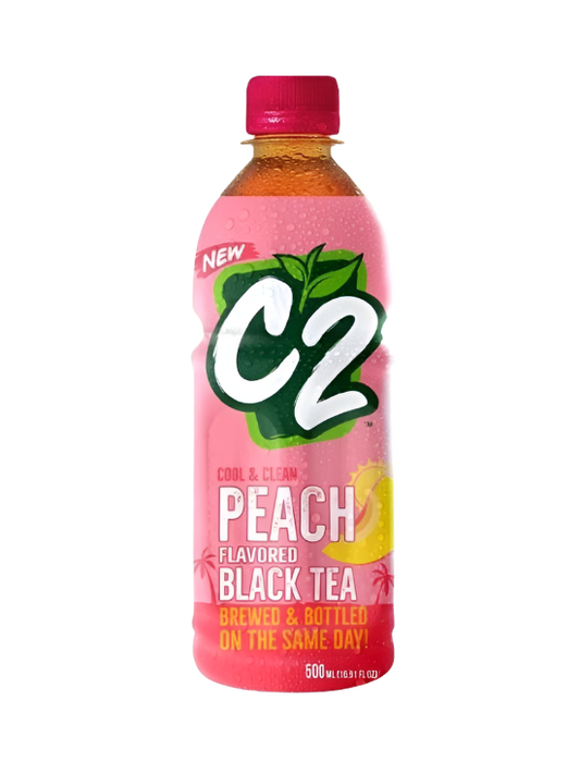 C2 Peach Flavored Black Tea 500ml