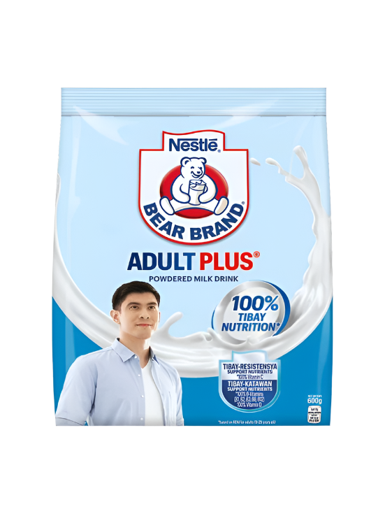 Bear Brand Adult Plus Powdered Milk 180g / 300g / 600g