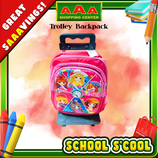 [School Sale] Trolley Backpack - Cute Miraton Design