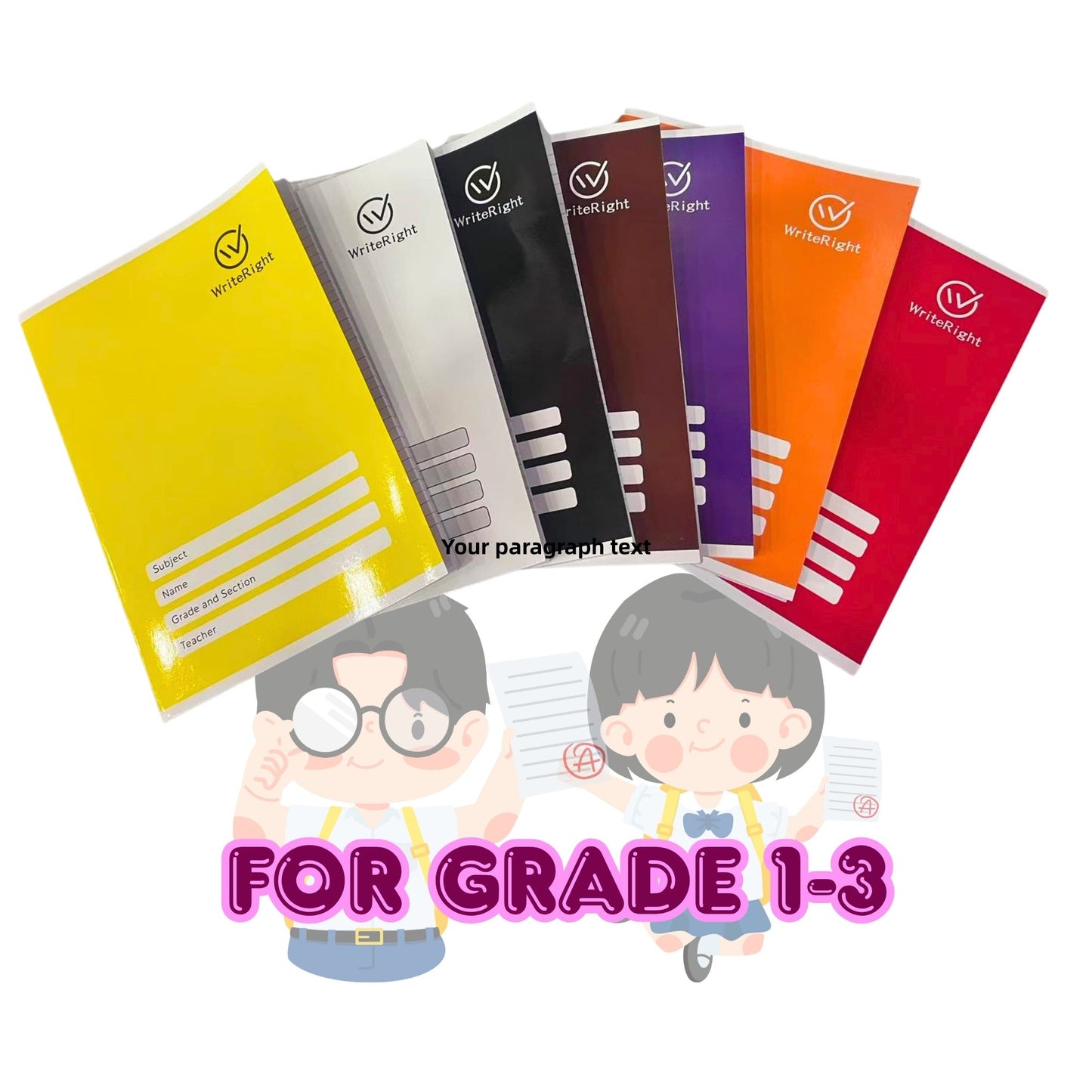 [School Sale] WriteRight Writing Notebook No Cover