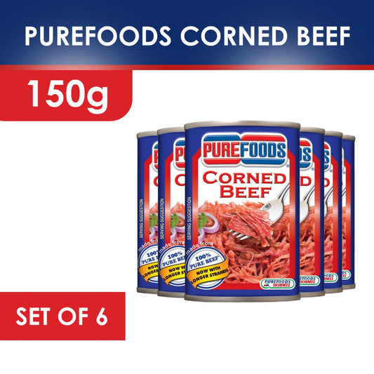 Purefoods Corned Beef Negosyo Pack 150g x 6 Cans