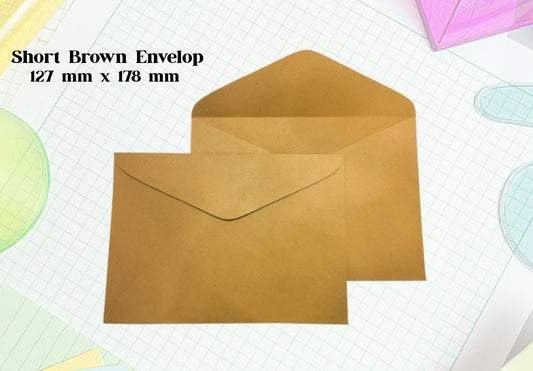 [School Sale] Short Brown Envelope