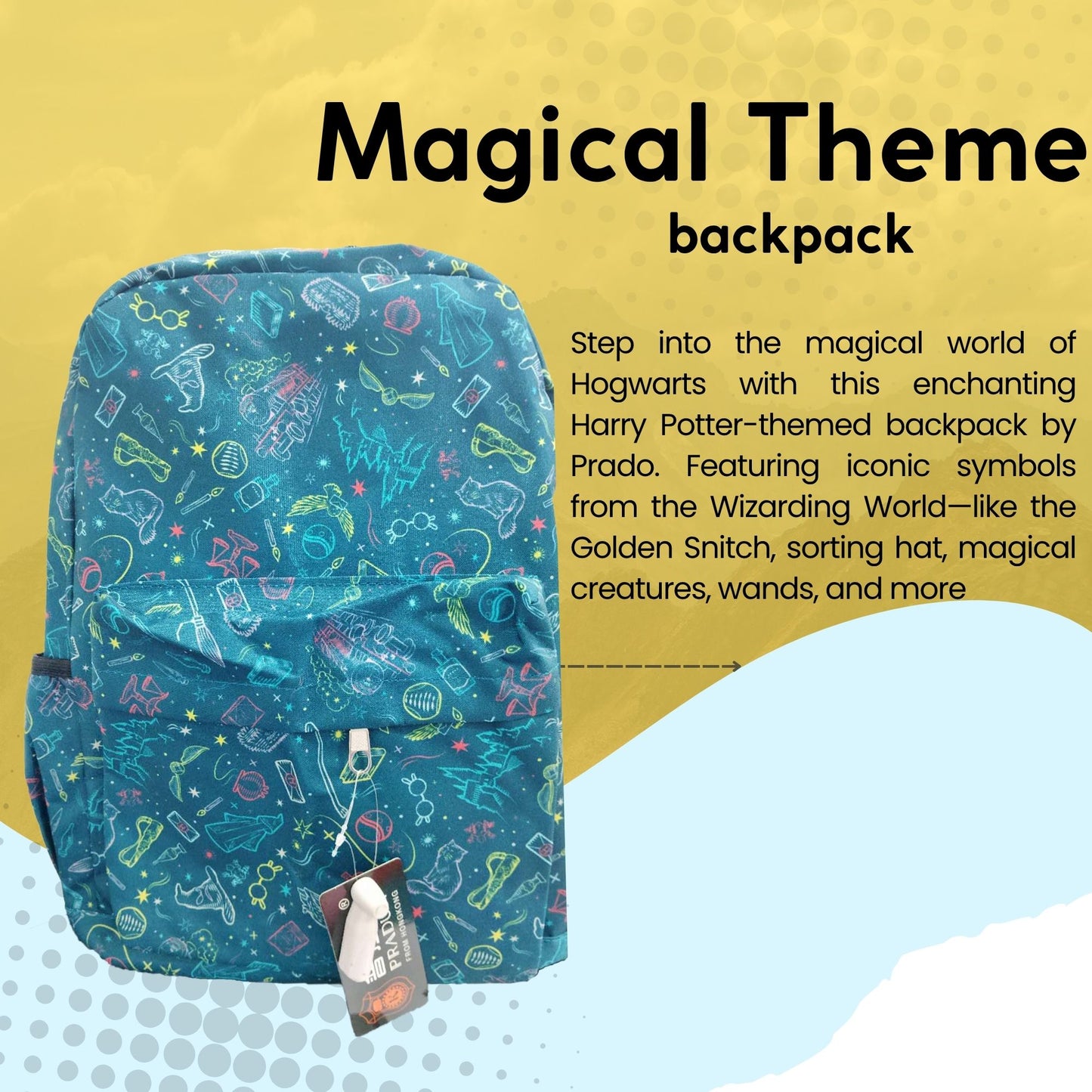 [School Sale] Pradun Teens Backpack - Magical Theme