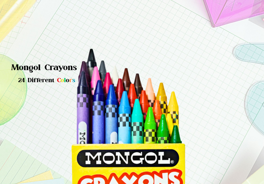 [School Sale] Mongol Crayons 24 Colors