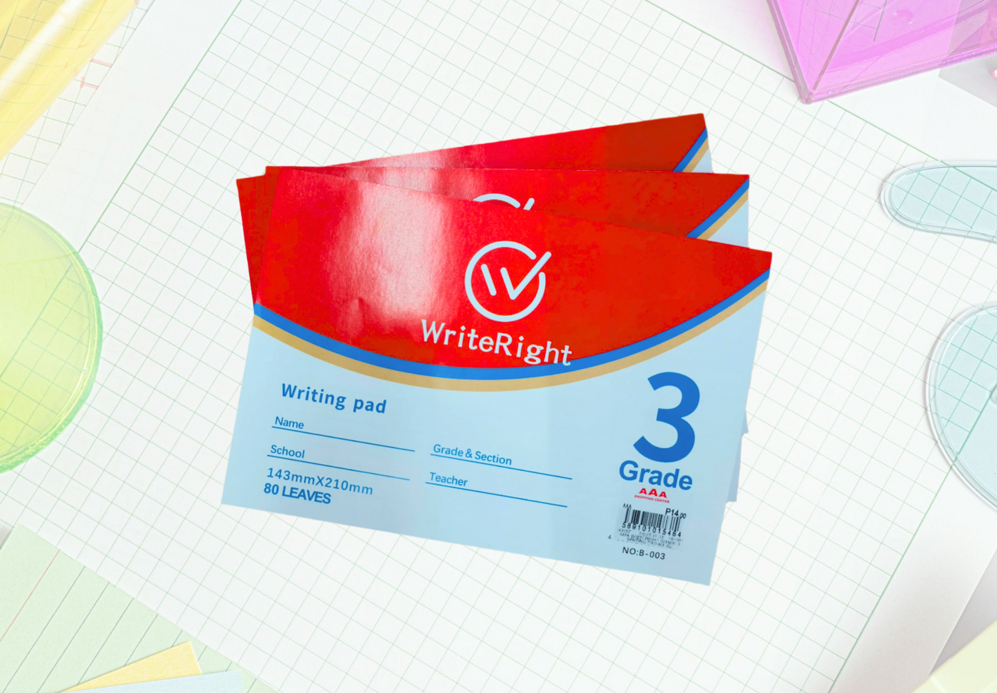 [School Sale] WriteRight Grade 3 Writing Paper  x 80 Leaves