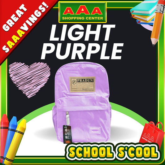 [School Sale] Pradun Teens Backpack - Light Purple