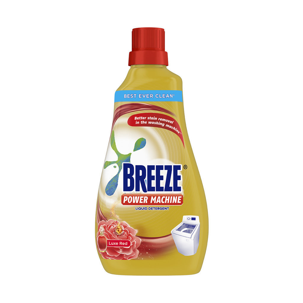 Breeze Liquid Detergent Luxe Red Power Machine 980g