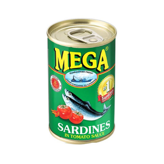 Mega Sardines in Tomato Sauce Easy Open Can 155g