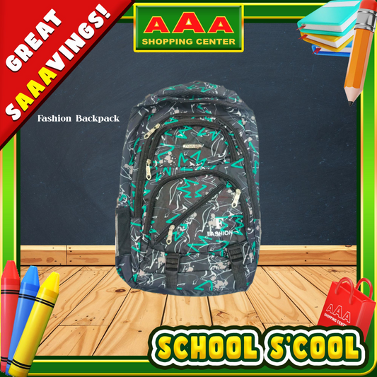 [School Sale] Fashion Trendy Graffiti Backpack - Green