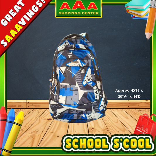 [School Sale] Jingpin Youth Graphic Backpack with Mini Pouch