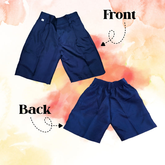 [School Sale] Boys School Uniform Shorts – Navy Blue