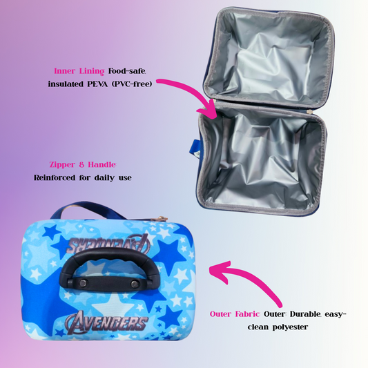 [School Sale] Lunch Bag – Avengers Captain America Edition