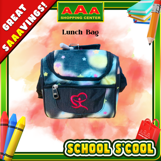 [School Sale] Lunch Bag – Galaxy Star in Cosmic Black