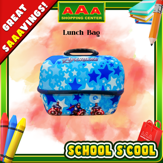 [School Sale] Lunch Bag – Avengers Captain America Edition
