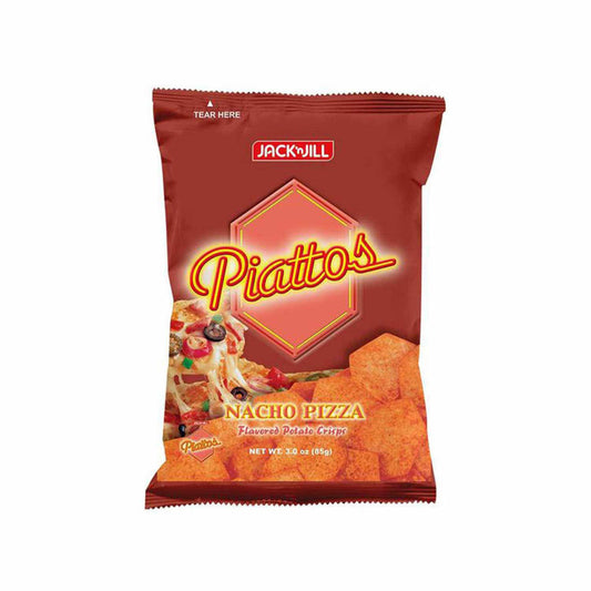 Jack n' Jill Piattos Nacho Pizza Flavored Potato Crisps 85g