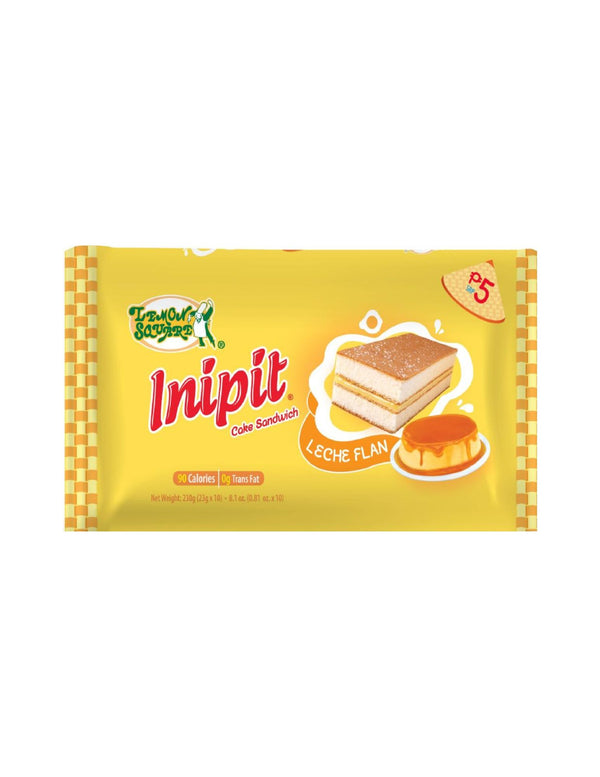 Enlins Inipit Lemon Square Inipit Leche Flan Cake Sandwich 23g x 10 Sachets – AAA ...