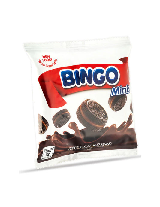 Bingo Minis Double Choco Cookie Sandwich 20g
