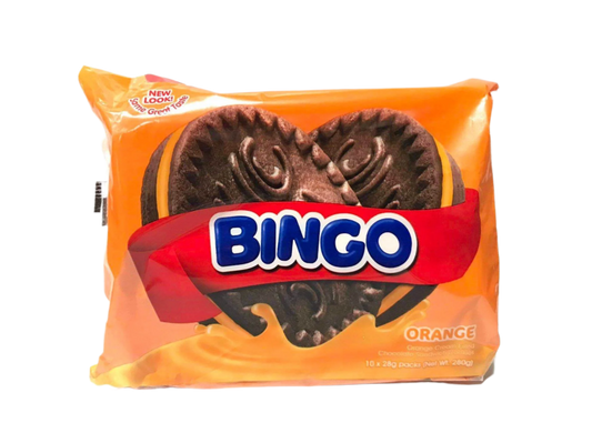 Bingo Orange Cookie Sandwich 28g x 10 pcs