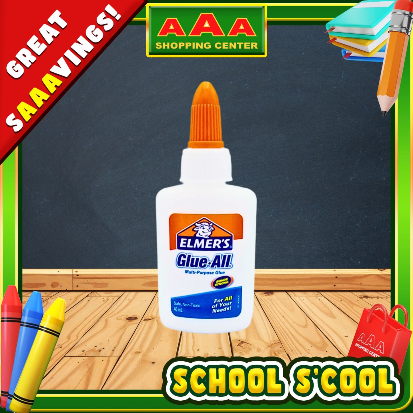 [School Sale] Elmer’s Glue – Multi-Purpose School Glue 40ml