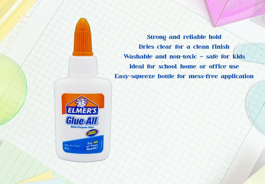 [School Sale] Elmer’s Glue – Multi-Purpose School Glue 40ml